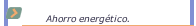 Ahorro energético. 
